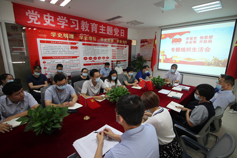 黨總支召開“學黨史、悟思想、辦實事、開新局” 專題組織生活會